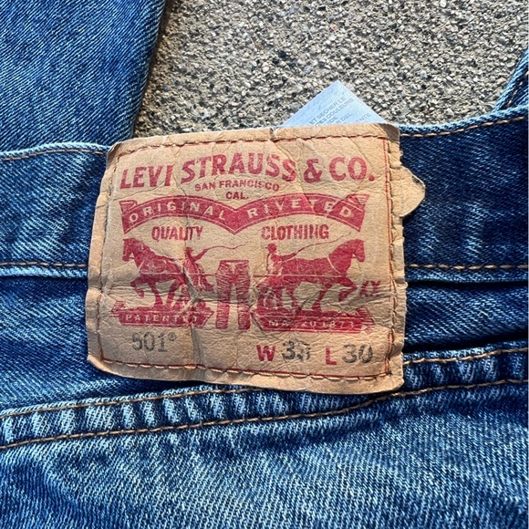 Levi’s 501 Original Fit Men’s Jeans 33 / 30 - Picture 6 of 6